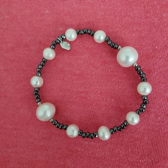 Beautiful Pearl Bracelet LUC 925 - Picture 1 of 7